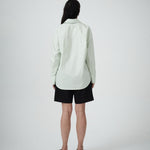 Back view of the Elara Shirt in Pistachio