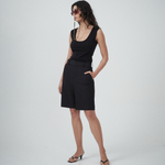 Front view of Enrica Tailored Shorts